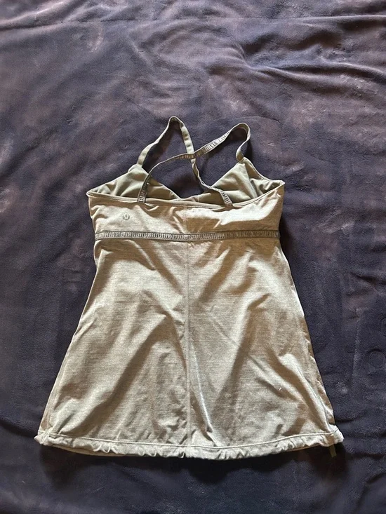 lululemon athletica Olive Green Performance Tank Top - Picture 3 of 3
